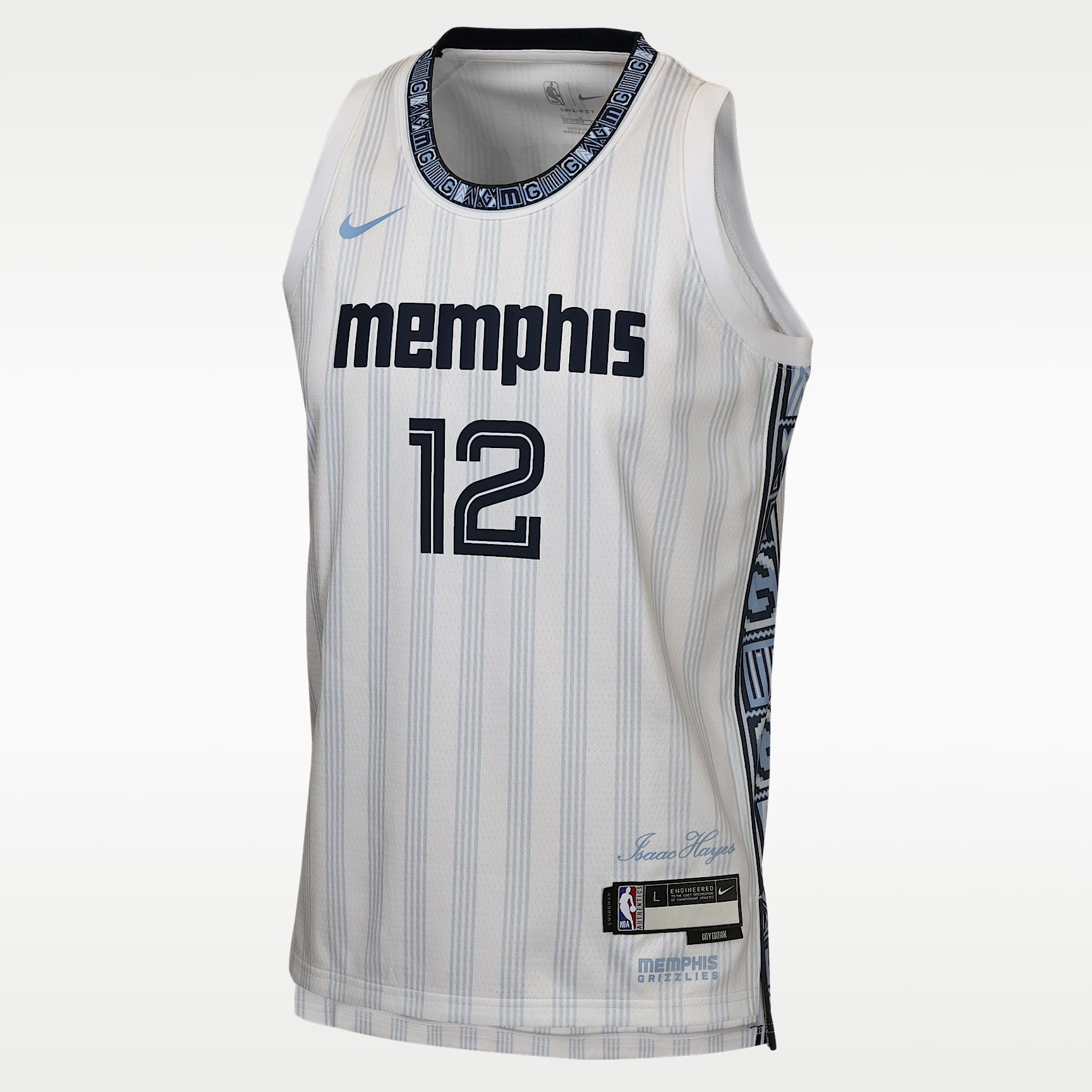 Ja Morant Memphis Grizzlies City Edition Big Kids' Nike NBA